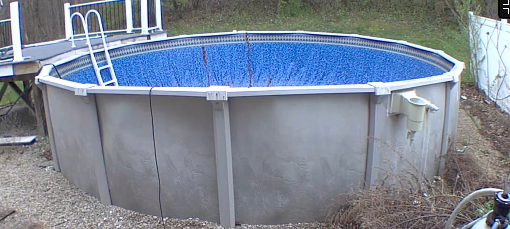 Above-ground pool removal in Hamden, CT
